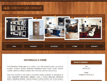 Tablet Screenshot of drevotvarchrast.cz